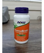 NOW CurcuBrain 400 mg 50 Veg Capsules - NEW - £23.21 GBP