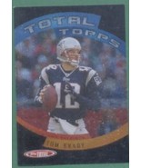 2005 Total Topps Tom Brady Football Insert  - $149.58 MXN