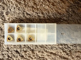 NEW LOT of 5 US Tool triange Super Gen Carbide Inserts # INS CDE 324R26 vh3 - $75.88
