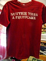 Christmas T Shirt-Nuttier Than A Fruitcake-Small - £9.99 GBP