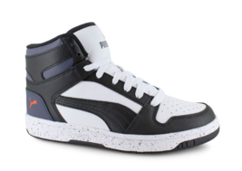 PUMA Rebound Layup Speckle High Top Basketball Mens Black Sneakers Casua... - $54.57