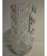 Vintage ROYAL DOULTON CRYSTAL German Cut Glass Grand 10&quot; Vase - £18.87 GBP