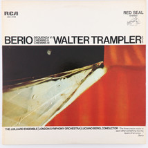 Berio, Walter Trampler – Sequenza VI/Chemins II/Chemins III - 1970 - LP LSC-3168 - £22.41 GBP
