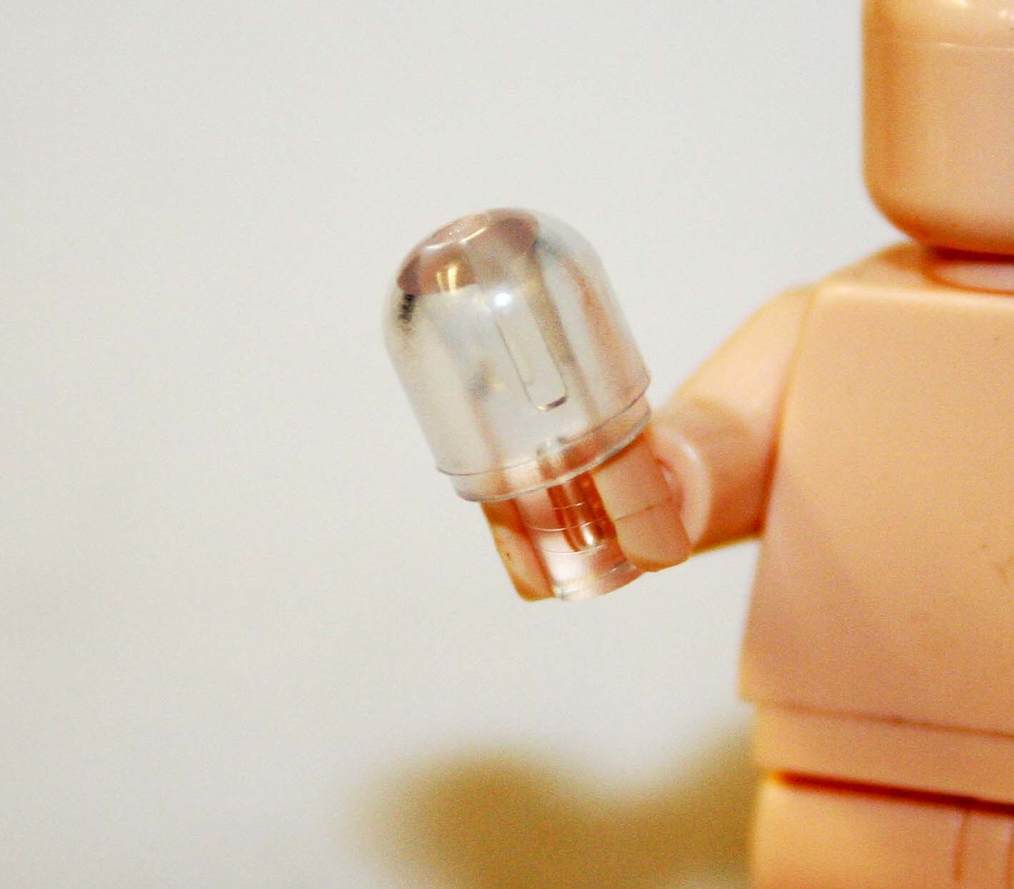 MZ Round Light Clear Object Construction Piece Action Minifigures - $1.95