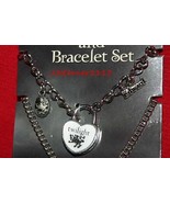 Twilight &quot;Heart and Key&quot; Necklace and Bracelet Set - $1,034.73 MXN
