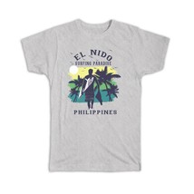 El Nido Philippines : Gift T-Shirt Surfing Paradise Beach Tropical Vacation - £14.46 GBP