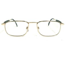 Silhouette M7158/20 V6051 Eyeglasses Frames Green Gold Square Full Rim 5... - $74.59