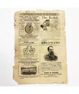 April 1889 Advertising Page from Scribner&#39;s Magazine Cameras Guns Vintage - $181.65 MXN