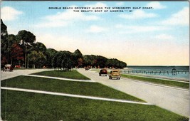 Double Beach Driveway Along the Mississippi Gulf Coast Postcard PC48 - £3.97 GBP