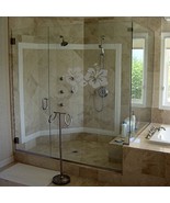 Hibiscus - Coastal Design Series - Etched Decal - Shower Doors, Sliding ... - $380.13 MXN
