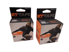 2 KT Tape Kinesiology Pre-Cut Pro Synthetic Tape 20 Strips (2” x 10”) NEW - £22.04 GBP