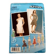 Simplicity 2965 Project Runway Dress Variations Sewing Pattern Sz D5 4-1... - £2.76 GBP