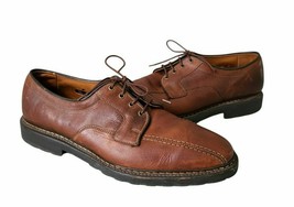 Allen Edmonds Mens Mapleton Brown Leather Lace Up Oxford Dress Shoes Size 9.5 B - £59.73 GBP