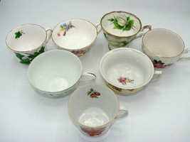 Authenic Vintage Assorted Teacups Only REPLACEMENTS- Floral  - £7.96 GBP
