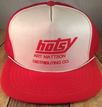 Hotsy Art Mattson Distributing Co. Mesh Hat Trucker Skater 90&#39;s - $12.86
