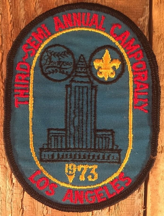Boy Scouts Of America 1973 Los Angeles LA BSA Camporally Patch - $7.42
