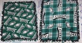 Philadelphia Eagles Fleece Baby Blanket Pet Lap Hand Tied NFL FootbalL 3... - £34.34 GBP