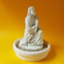 Kneeling Jesus with holder,Miniature, Zen/Fairy Garden Supplies DIY Accessory - £23.73 GBP