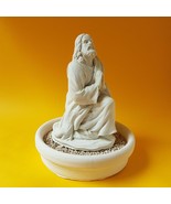 Kneeling Jesus with holder,Miniature, Zen/Fairy Garden Supplies DIY Acce... - $40.43 CAD