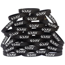 50 of CHILD Size God is Greater than the Highs and Lows Wristband Bracelets - £32.05 GBP