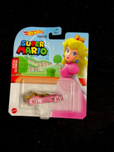 Princess Peach 2021 Hot Wheels Super Mario Gaming Character Cars - $5.94