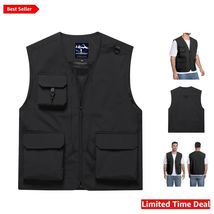 Versatile Men's Cargo Vest for Fishing, Hiking &amp; Hunting - 5 Pocket Design - $54.40