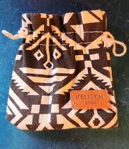 Kelitch 2000 Drawstring Bag Pouch Jewelry Amulet Keeper Southwest Design - $20.92 CAD