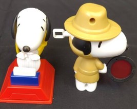 McDonald&#39;s 2013 Snoopy Peanuts Detective &amp; Famous Author Toy Figure - £6.13 GBP