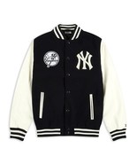 Black &amp; White Wool Varsity Jacket - $2,390.89 MXN+