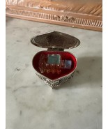 Vintage PAT JAPAN MINI silver box w/bottle of perfume Balcon Fleuri Pari... - $1,713.74 MXN