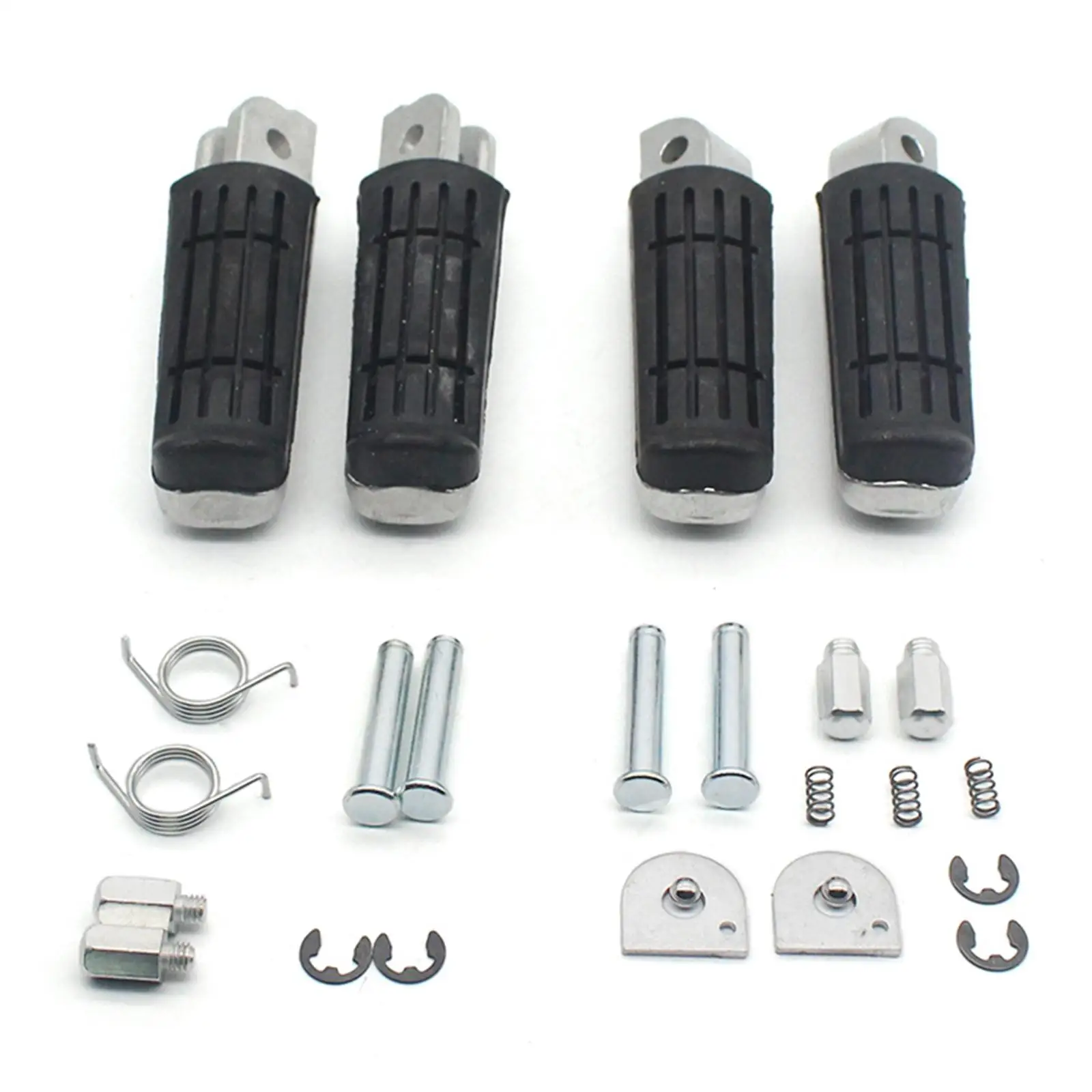1Pair Motorcycle Foot Pegs Footrests Pedals for R1 FZ6R FZ6 FJR1300 - $20.78