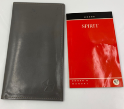 1992 Dodge Spirit Owners Manual Handbook with Case OEM H04B41028 - $14.84