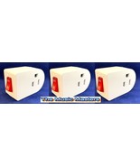 3X Grounded On/Off LIGHTED POWER SWITCH Single AC Wall Plug Electrical O... - $110.19