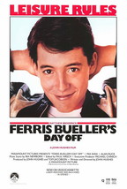 Ferris Bueller&#39;s Day Off Poster 27x40 Matthew Broderick 69x101 cm Jennifer Grey - £27.35 GBP