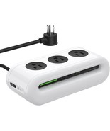 65W Charging Station, USB Ports Power Strip, 6 Port Charging Station Sur... - £26.76 GBP