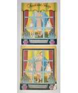 1938 Paper Dolls &quot; Fashion Shop &quot; By Corinne And Bill Bailey Lot of 2 - £94.00 GBP