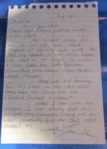Jim Cohen Negro League Baseball Autograph Letter  GREAT - £16.97 GBP