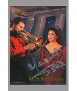 Marina Sirtis Signed 1993 Star Trek Master Series Riker &amp; Deanna Troi Card - £76.44 GBP