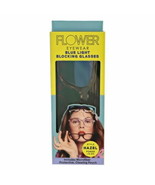 Flower Eyewear Blue Light Blocking Glasses, Style Hazel Crystal Blush - $172.20 MXN