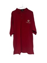 WorkStyle Mens Red Polo Shirt S/S Sz XXXL Golden Mardi Gras Casino Black... - $11.97