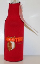 NEW Hooters Bottle Koozie Denam Springs, LA ~  Red ~ New With Tag - £7.85 GBP