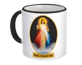 Jesus Divine Mercy : Gift Mug Catholic Christian Painting Faith Sacred Heart Lig - £12.91 GBP