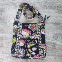 Vera Bradley &#39;Moon Blooms&#39; Hipster Cross-Body Messenger Bag Purse 11262-168 EUC - £29.98 GBP