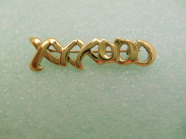 Tiffany &amp;Co Picasso 18K Gold Signature XO Hugs Kisses Brooch Pin Rare #&#39;d, Pouch - £910.06 GBP