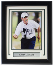 Justin Leonard Signed Framed 8x10 Golf Photo JSA - £68.66 GBP