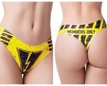 MEMEME URBAN GEEKS MEMBERS ONLY PRINTED THONG L-XL - $17.99