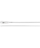 14K White Gold .75mm Box Chain - 16 Inches	 - €278,05 EUR