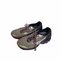 Mizuno Womens Wave Rider 19 Running Shoes Athletic Sneakers Purple Gray SZ 9 - £13.82 GBP