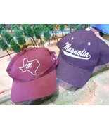 Lot: 2 Magnolia Texas Baseball Caps; Sports Fan Memorabillia Hats, Pre-O... - £11.80 GBP