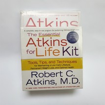 Atkins For Life Book CD &amp; The Essential Kit Set Tools Tips Techniques Lo... - £23.75 GBP